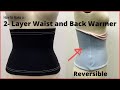 How to Make a Fitted 2-Layer and a Reversible Waist / Back Warmer  Haramaki