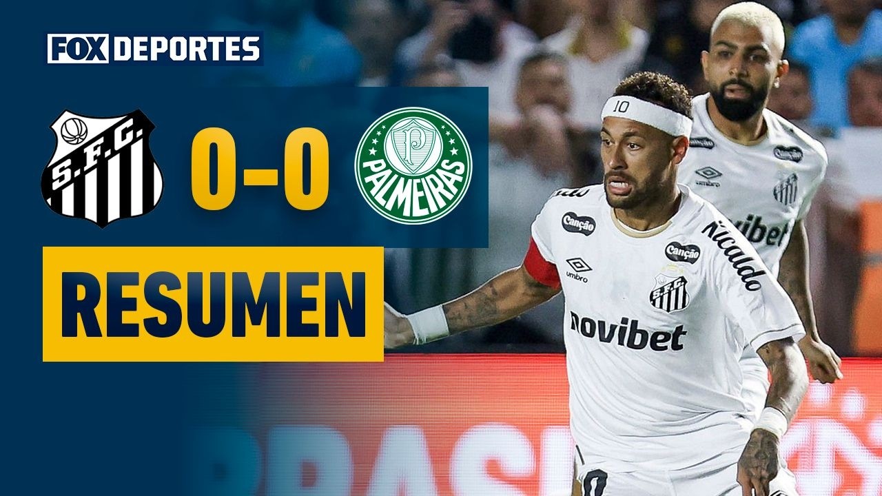 💥 ELIMINARON A NEYMAR | Santos 0-0 Palmeiras | HIGHLIGHTS | Cuartos de final | Copa de Brasil
