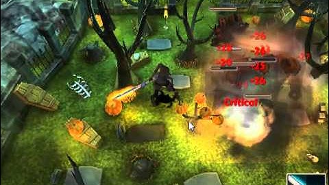 3D Action Game Prototype Battle Field Halloween Scene, Unity