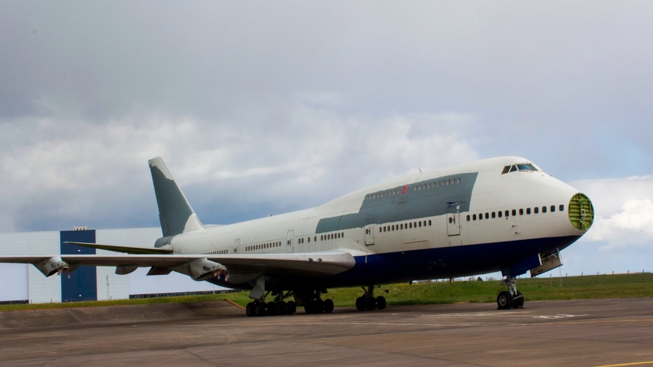 Abandoned boeing 747 Air Plane - YouTube