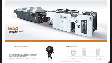 Screen UV Coater Royo Machinery RJB-780 & 1020