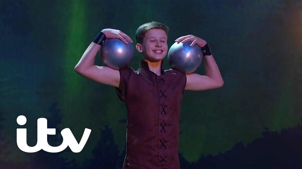 itv player sign in Little Big Shots | Juggling Strongman Daniel Shows off His Skills | ITV