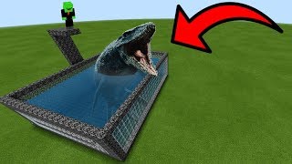 MCPE: How To Make a Mosasaurus Pool