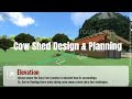 Cow Shed Design planning Tips