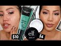 TESTING THE DUPES! NEW ELF COSMETICS | POWER GRIP PRIMER & BROW LIFT