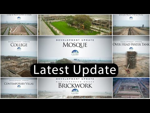 Lahore Smart City | Mosque, Triangular Park | Business Avenue | Water Tank | Villas Latest Update