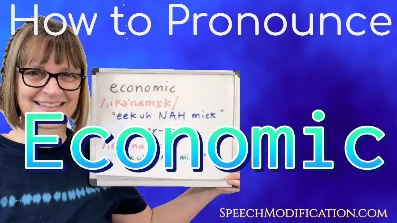 How To Pronounce Economic And Economics YouTube