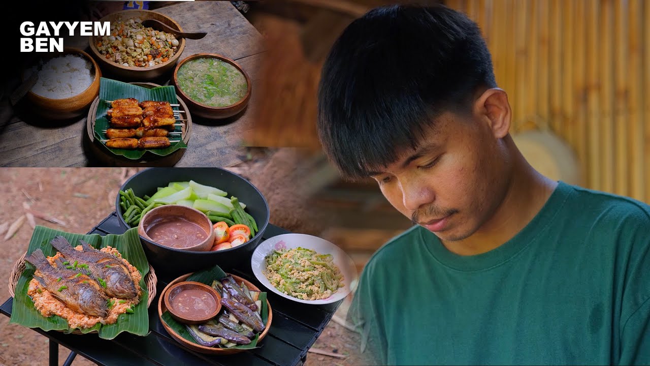 Various Filipino vegetable dishes | Cooking for breakfast, lunch and dinner | Gayyem Ben