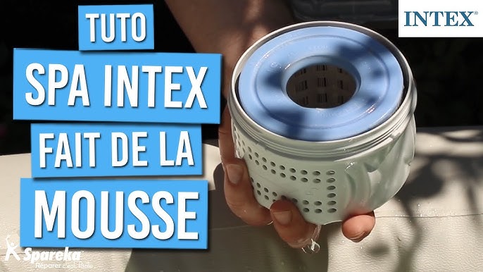 Comment nettoyer ou changer le filtre d'un spa gonflable INTEX - YouTube