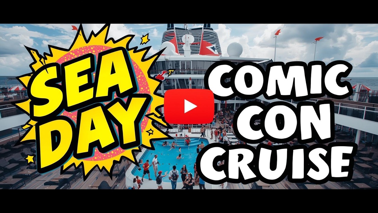 Sea Day on Comic Con the Cruise! | Panels, Costumes & Onboard Fun (Day 2)