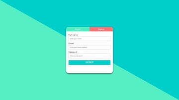 source code | Tab form using html ,sass and jquery | signin form | signup form