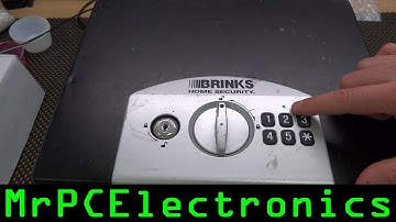 Brinks Security Lock Box "No Key Programing Lock Code"