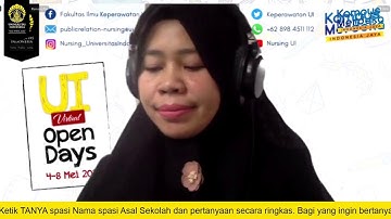 UI Open Days Hari Terakhir Room 1 Sesi 1