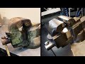 Huge Rusty Vise - Restoration + Improvements