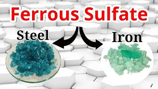 Preparation of Ferrous sulfate : compare stainless steel with pure iron