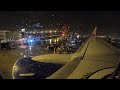 4K Full flight video | Late night flight on a rainy day. Saint Louis (STL) to Chicago (MDW)