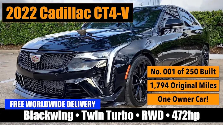 2022 Cadillac CT4-V Blackwing, VIN # 001, 1,794 Original Miles Free Worldwide Shipping! $115,000 OBO