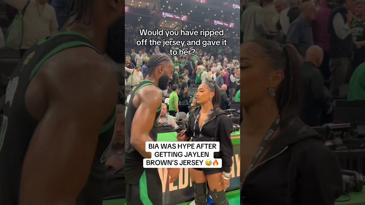  SHOCKING Bia Asked For Jaylen Brown S Celtics Jersey