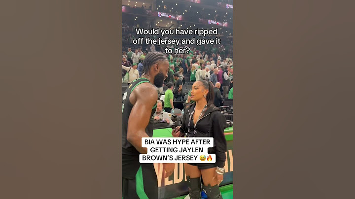 🏀☘️ SHOCKING! Bia asked for Jaylen Brown’s Celtics jersey!