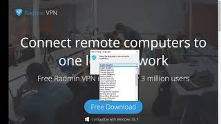 quick tutorial on how to download radmin vpn