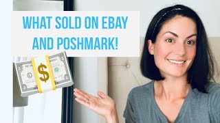 WHAT SOLD!! RESELLING ON EBAY AND POSHMARK // WORK FROM HOME AND MAKE MONEY ONLINE SAHM 2021