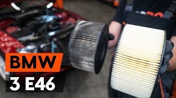 How to change air filter on BMW 3 (E46) [TUTORIAL AUTODOC]