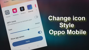 How To Change Icon style in Oppo Mobile