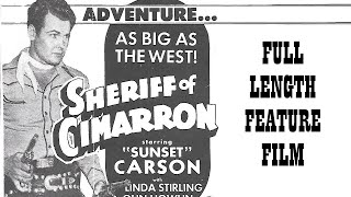 SHERIFF OF CIMARRON [1945] - Sunset Carson