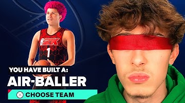 I Made an NBA 2K Build BLINDFOLDED