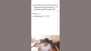 Fonction majorée, minorée et bornée