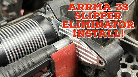 Arrma 3S BLX aluminum motor mount plate and slipper eliminator install on the big rock! #arrmarc