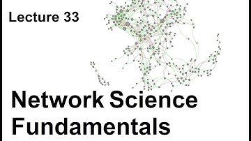 Lec 33: Network science fundamentals