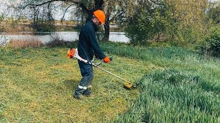 ✅ Stihl FS 55 - Mow the Grass