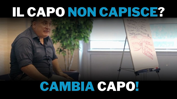 IL CAPO NON CAPISCE❓ CAMBIA IL TUO CAPO❗