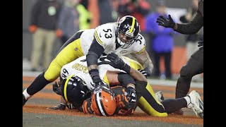 Maurkice Pouncey hit him with the Gator Stomp Profile