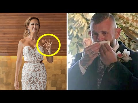 Видео: Во время свадьбы невеста сделала своему глухому парню сюрприз от которого он не смог сдержать слёз!