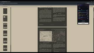 NiteLight Demo | Customizable dark Pdf for Chrome