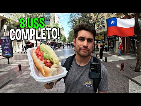 Argentino prueba COMPLETOS CHILENOS por PRIMERA VEZ 🇨🇱 ... | Chile #10