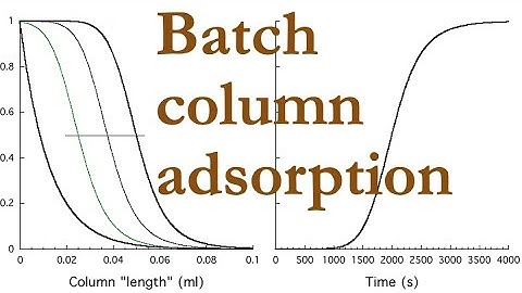 Batch column adsorption intro