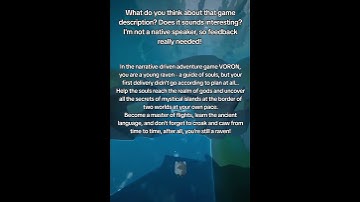 Wishlist on steam, game name VORON #game #gaming #gaming #videogames #indiedev #horror #gamedev