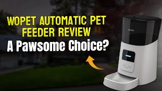 Wopet Automatic Pet Feeder Review: A Pawsome Choice? 🍽️🤔 by PawsPalace 1 view 3 weeks ago 2 minutes, 30 seconds