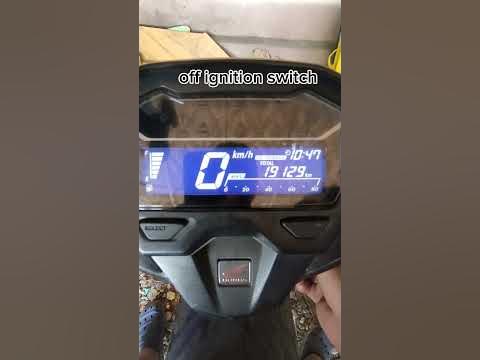 How to reset oil change indicator in easy way, honda click 125i - YouTube