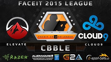 eLevate vs Cloud9 - de_cbble (FACEIT 2015 League)