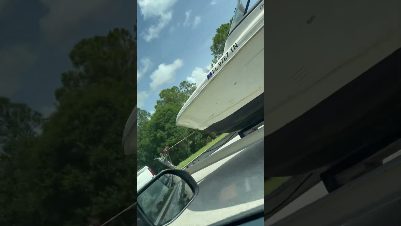 Please don’t ever tie your boat down like this. 