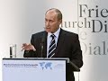 Putin's famous Munich Speech 2007