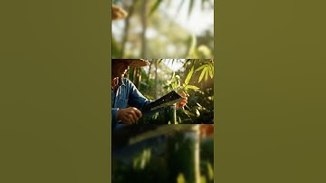 ASMR & Satisfying Sounds Of Splitting Bamboo with sharp machete