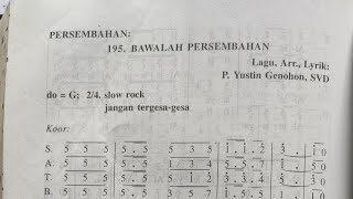 BAWALAH PERSEMBAHAN KE ALTAR TUHAN