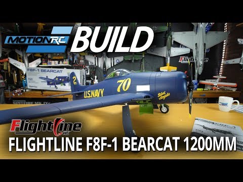 Flightline F8f 1 Bearcat 1200mm 47 Wingspan Pnp Flw206p