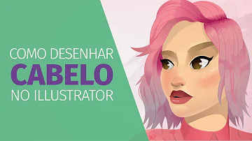 Como fazer fios de cabelo Illustrator?