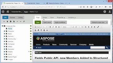 Aspose .NET Word Processing and PDF Document Exporter for Kentico